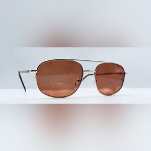 Metalflex Gold Pilot Sunglasses Frames Only